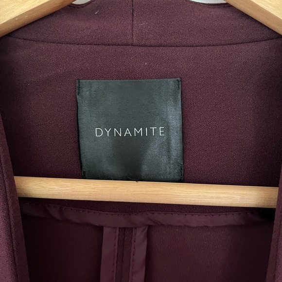 Dynamite Burgundy Blazer - Picture 2 of 5